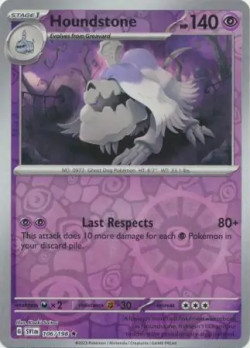 Pokémon Trading Card Game Scarlet & Violet Houndstone (Rev. Holo)