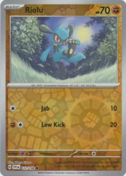 Pokémon Trading Card Game Scarlet & Violet Riolu (Rev. Holo)