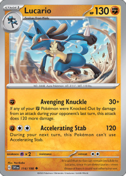 Pokémon Trading Card Game Scarlet & Violet Lucario