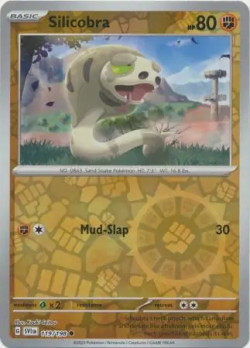 Pokémon Trading Card Game Scarlet & Violet Silicobra (Rev. Holo)