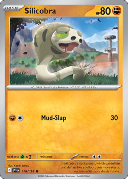 Pokémon Trading Card Game Scarlet & Violet Silicobra