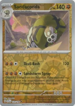 Pokémon Trading Card Game Scarlet & Violet Sandaconda (Rev. Holo)