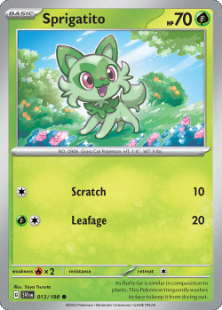 Pokémon Trading Card Game Scarlet & Violet Sprigatito