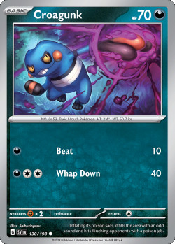 Pokémon Trading Card Game Scarlet & Violet Croagunk