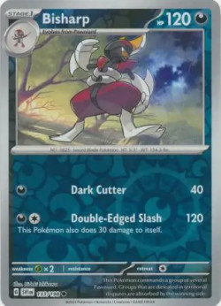 Pokémon Trading Card Game Scarlet & Violet Bisharp (Rev. Holo)
