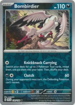 Pokémon Trading Card Game Scarlet & Violet Bombirdier (Rev. Holo)