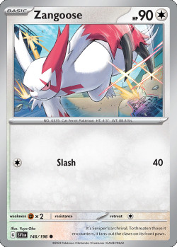 Pokémon Trading Card Game Scarlet & Violet Zangoose