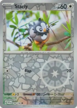 Pokémon Trading Card Game Scarlet & Violet Starly (Rev. Holo)