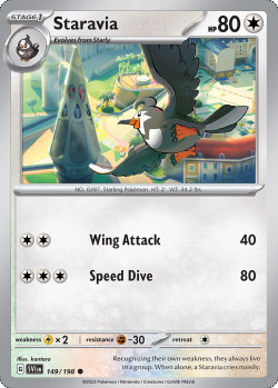 Pokémon Trading Card Game Scarlet & Violet Staravia