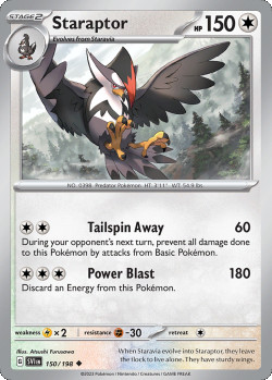 Pokémon Trading Card Game Scarlet & Violet Staraptor