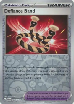 Pokémon Trading Card Game Scarlet & Violet Defiance Band (Rev. Holo)