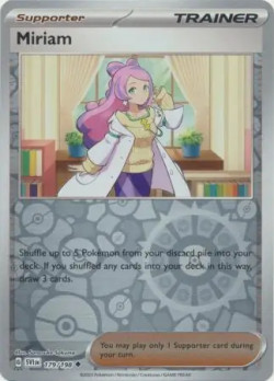 Pokémon Trading Card Game Scarlet & Violet Miriam (Rev. Holo)