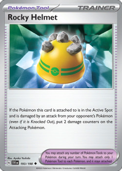 Pokémon Trading Card Game Scarlet & Violet Rocky Helmet