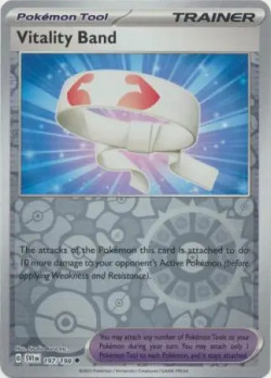 Pokémon Trading Card Game Scarlet & Violet Vitality Band (Rev. Holo)