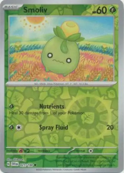 Pokémon Trading Card Game Scarlet & Violet Smoliv (Rev. Holo)