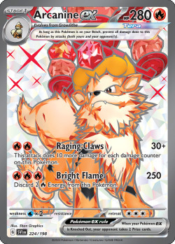 Pokémon Trading Card Game Scarlet & Violet Arcanine ex