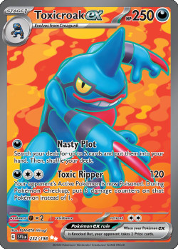 Pokémon Trading Card Game Scarlet & Violet Toxicroak ex