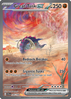 Pokémon Trading Card Game Scarlet & Violet Great Tusk ex