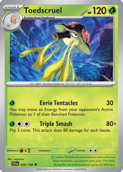 Pokémon Trading Card Game Scarlet & Violet Toedscruel