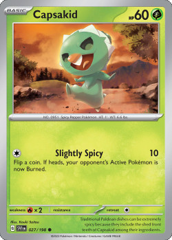 Pokémon Trading Card Game Scarlet & Violet Capsakid