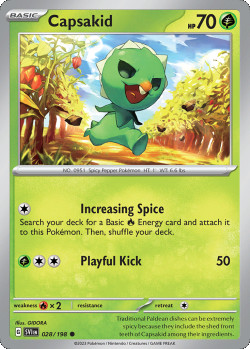 Pokémon Trading Card Game Scarlet & Violet Capsakid