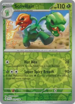 Pokémon Trading Card Game Scarlet & Violet Scovillain (Rev. Holo)