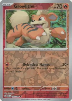 Pokémon Trading Card Game Scarlet & Violet Growlithe (Rev. Holo)