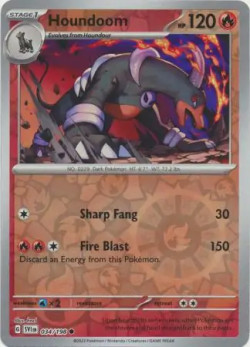 Pokémon Trading Card Game Scarlet & Violet Houndoom (Rev. Holo)