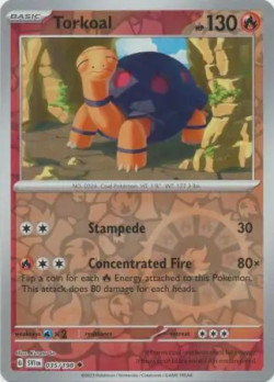 Pokémon Trading Card Game Scarlet & Violet Torkoal (Rev. Holo)
