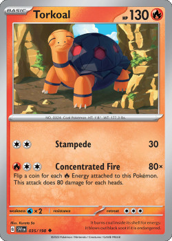 Pokémon Trading Card Game Scarlet & Violet Torkoal