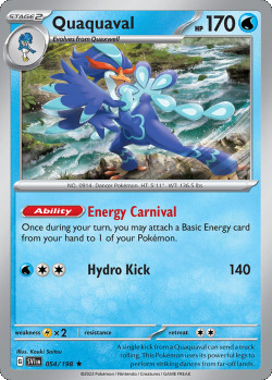 Pokémon Trading Card Game Scarlet & Violet Quaquaval