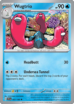 Pokémon Trading Card Game Scarlet & Violet Wugtrio