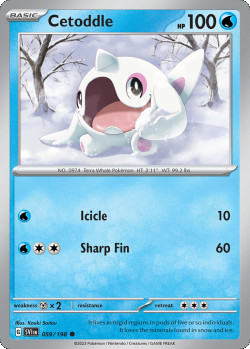 Pokémon Trading Card Game Scarlet & Violet Cetoddle