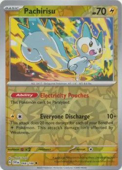 Pokémon Trading Card Game Scarlet & Violet Pachirisu (Rev. Holo)