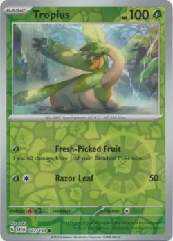 Pokémon Trading Card Game Scarlet & Violet Tropius (Rev. Holo)