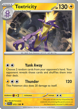 Pokémon Trading Card Game Scarlet & Violet Toxtricity
