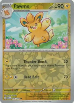 Pokémon Trading Card Game Scarlet & Violet Pawmo (Rev. Holo)