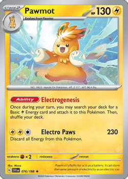 Pokémon Trading Card Game Scarlet & Violet Pawmot