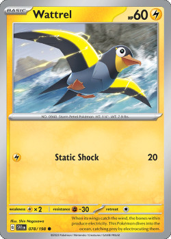 Pokémon Trading Card Game Scarlet & Violet Wattrel