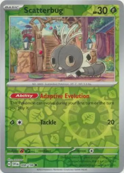 Pokémon Trading Card Game Scarlet & Violet Scatterbug (Rev. Holo)